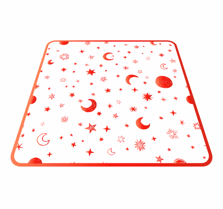 Tapete vinílico estrelas elementos celestiais - TenStickers