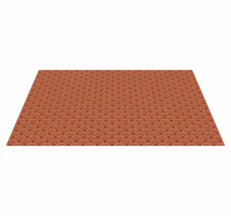 Tapete vinílico geométricas padrão de onda curva - TenStickers