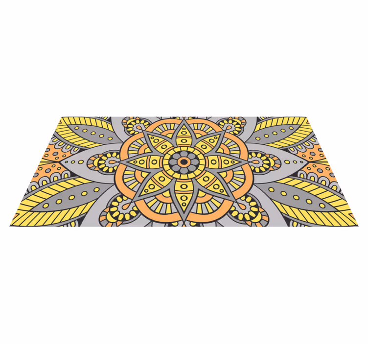 Tapete vinílico de mandala padrão mandala elegante - TenStickers