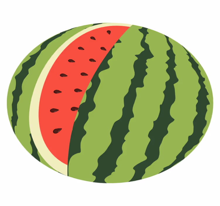 Fatia de ladrilho de melancia para cozinha - TenStickers