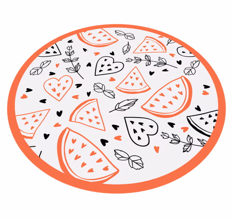 Tapete em vinil infantil padrões de coração doce - TenStickers