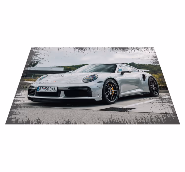 Tapete em vinil vitrine de carros esportivos - TenStickers