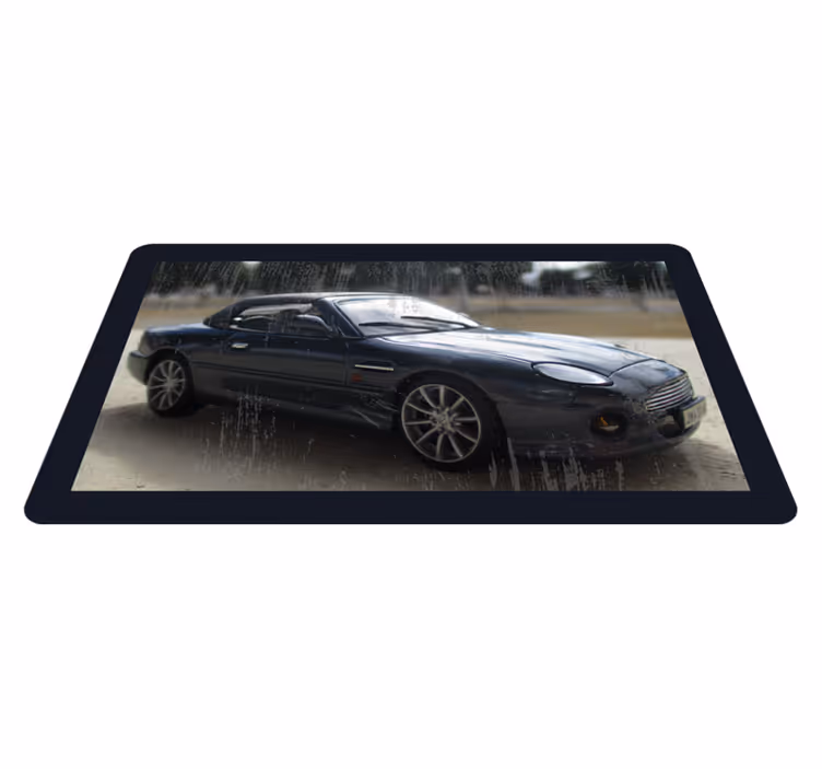Tapete vinílico de estradas carro esportivo clássico - TenStickers