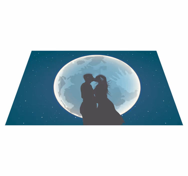 Tapete vinílico quarto beijo ao luar - TenStickers