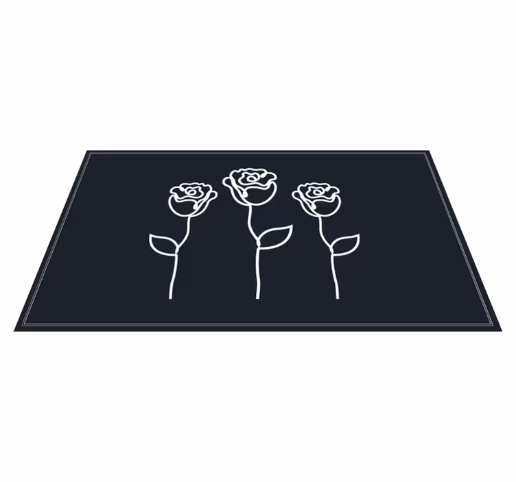 Tapete vinílico flores e plantas representação botânica - TenStickers