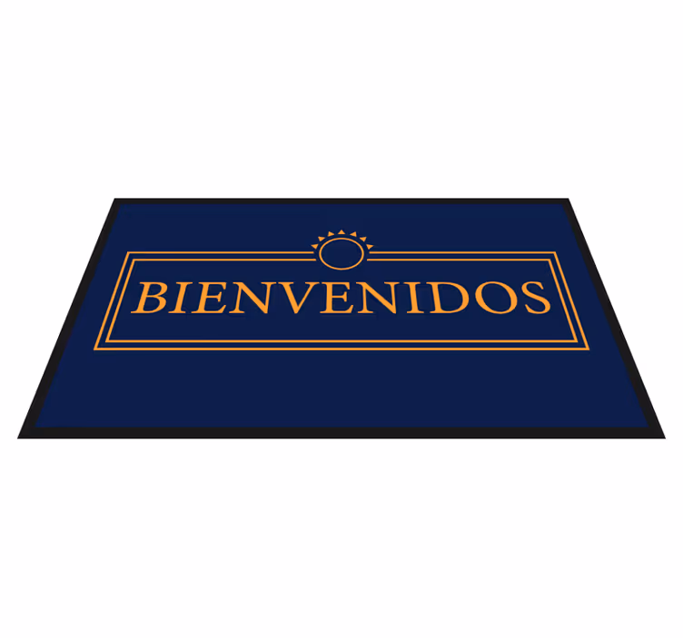Tapete vinílico moderno mensagem de saudação - TenStickers