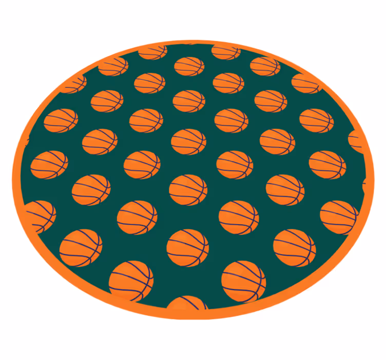 Tapete vinílico de estradas ideia de basquete - TenStickers