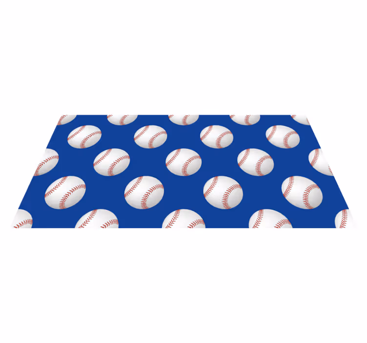 Tapete vinílico de jogos motivo de beisebol - TenStickers
