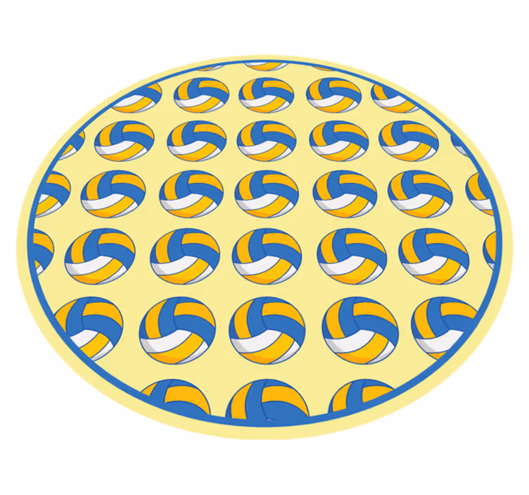 Tapete vinílico de jogos motivo de vôlei - TenStickers