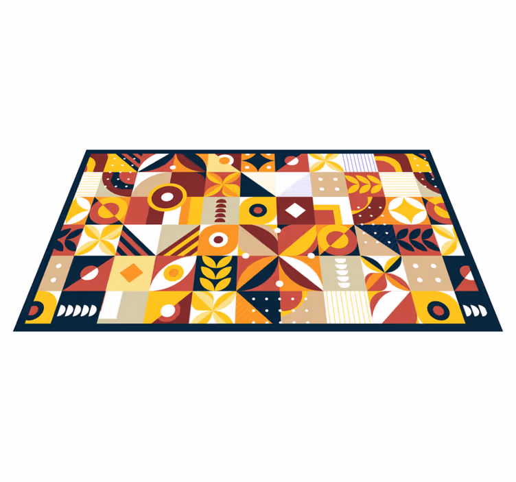 Tapete vinílico azulejos composições animadas - TenStickers