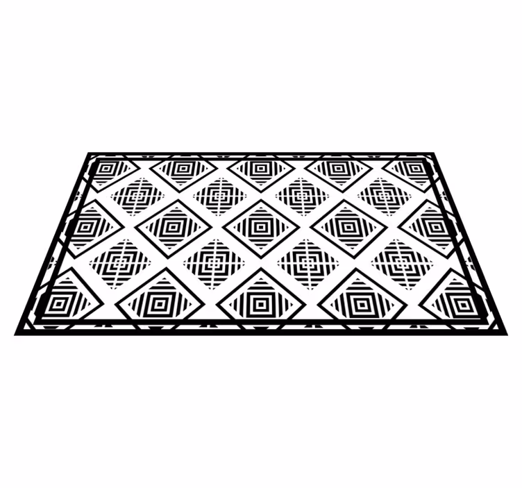 Tapete vinílico geométricas motivos monocromáticos - TenStickers