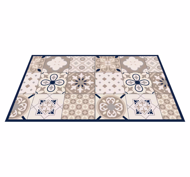Mosaico bege com carpete antigo - TenStickers