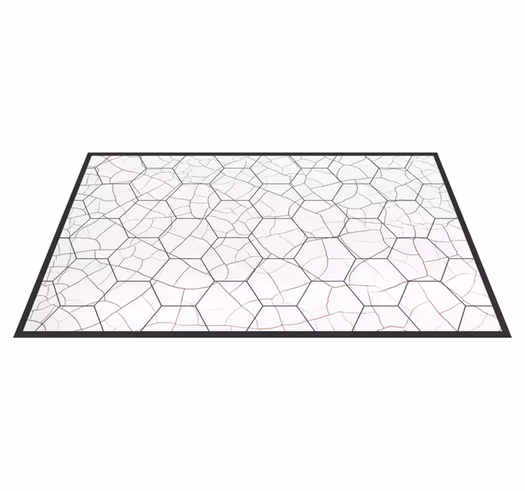 Tapete vinílico geométricas padrão de pedra rachada - TenStickers