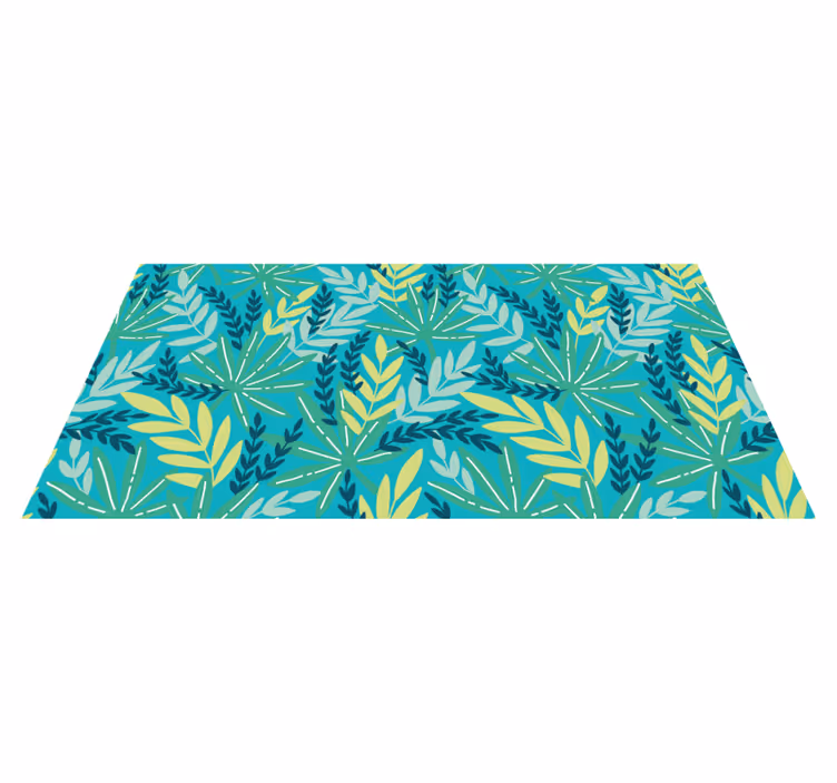 Tapete vinílico natureza paleta tropical frondosa - TenStickers