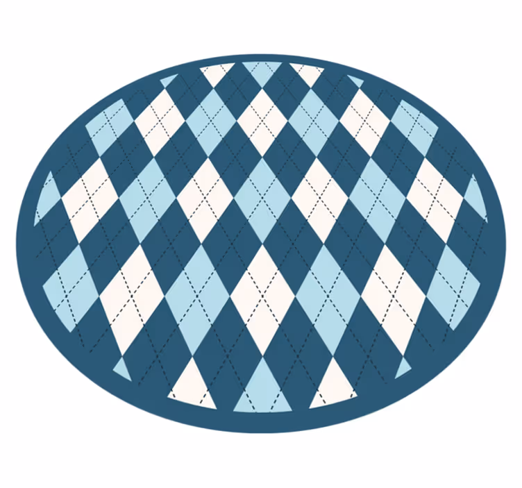 Tapete vinílico geométricas elegância com padrão de diamante - TenStickers
