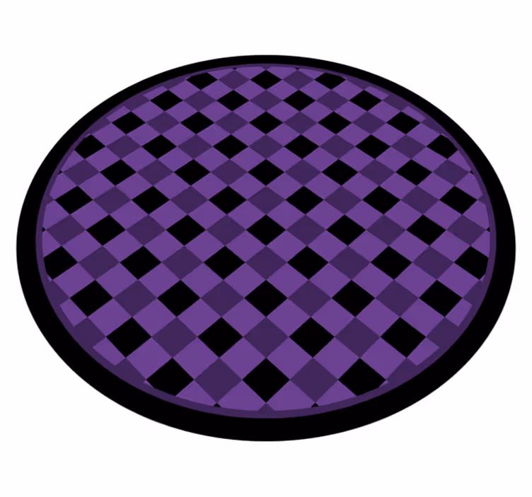 Tapete vinílico moderno padrão xadrez chique - TenStickers
