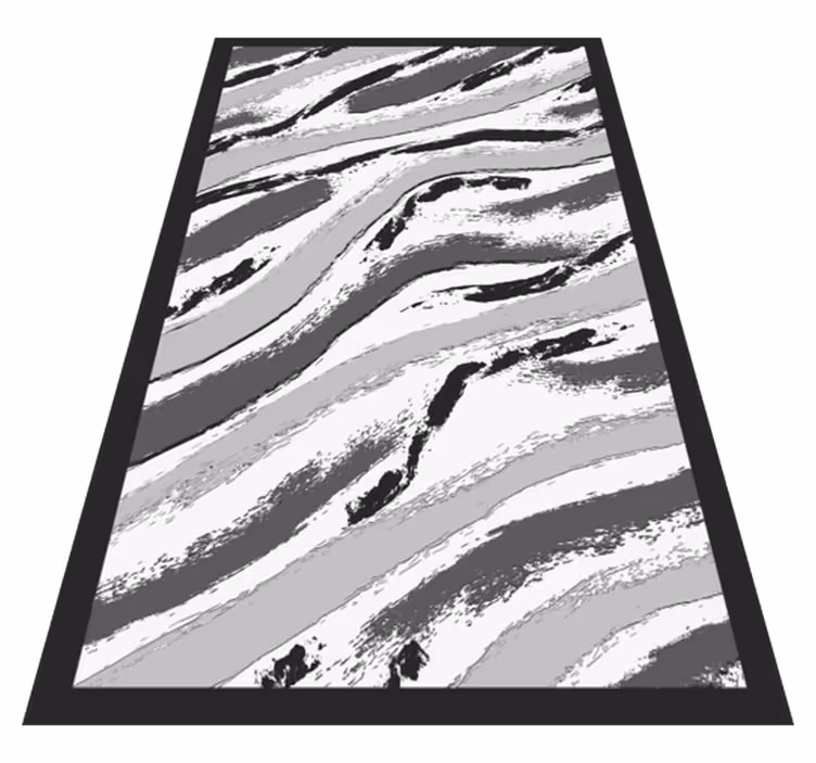 Tapete vinílico estampa de animal listras de zebra estilosas - TenStickers