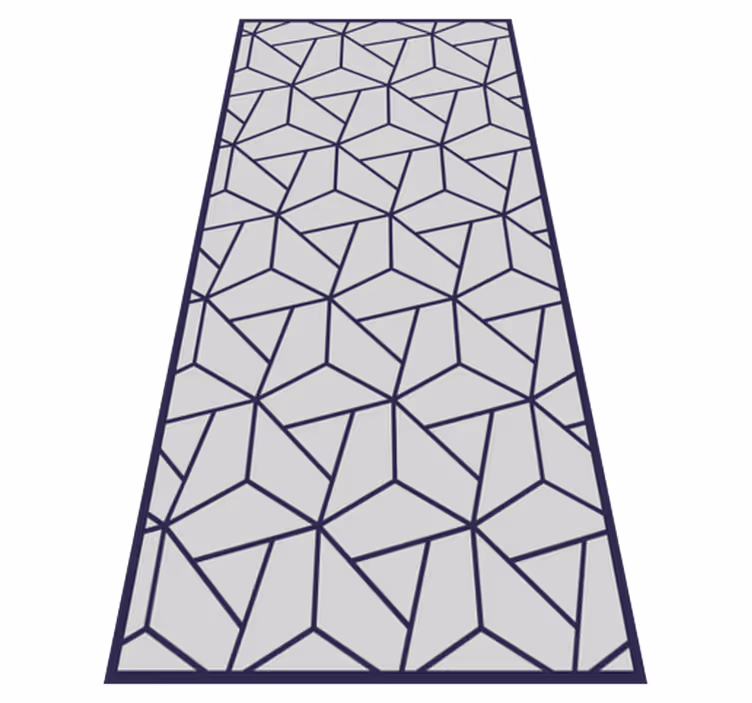 Tapete vinílico geométricas padrões angulares cinzas - TenStickers