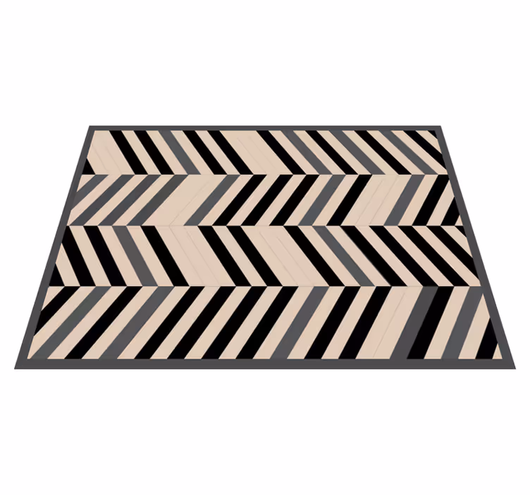Tapete vinílico moderno pingente com padrão chevron - TenStickers