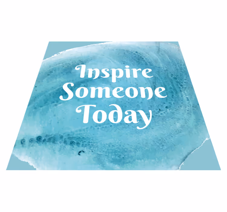 Tapete vinílico frases e textos citação motivacional - TenStickers