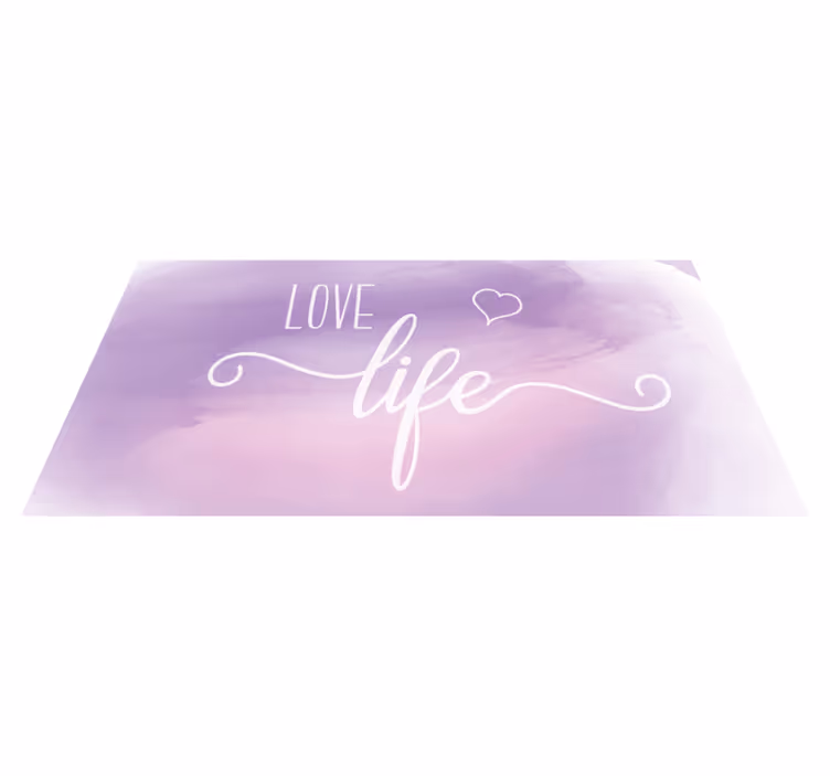 Tapete vinílico frases e textos vida amorosa - TenStickers