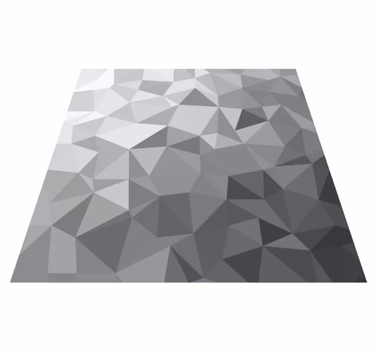 Tapete vinílico geométricas estilo cinza gradiente - TenStickers