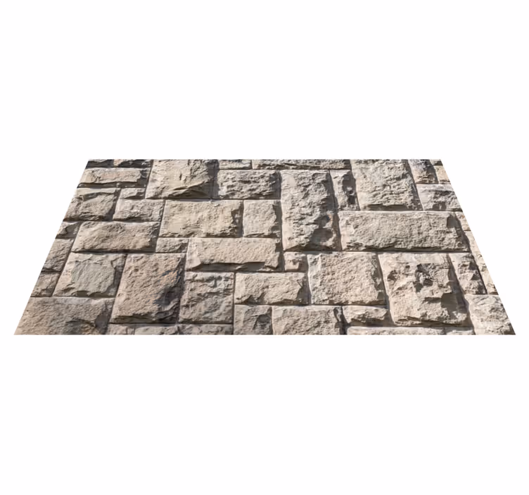 Tapete vinílico de pedras superfície cinza - TenStickers
