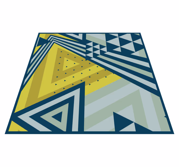 Tapete vinílico geométricas elementos triangulares - TenStickers