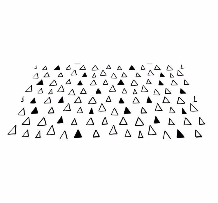 Tapete vinílico estrelas padrões triangulares - TenStickers