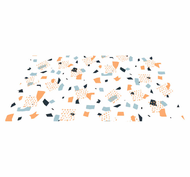 Tapete vinílico geométricas conceito de formas abstratas - TenStickers