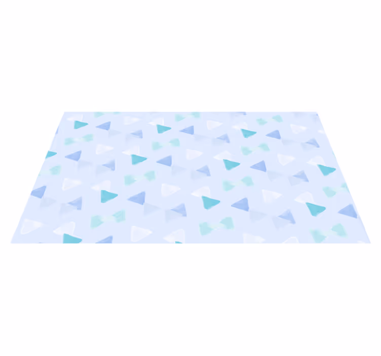 Tapete vinílico infantis formas triangulares - TenStickers
