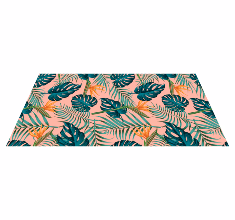 Tapete vinílico natureza folhas tropicais - TenStickers