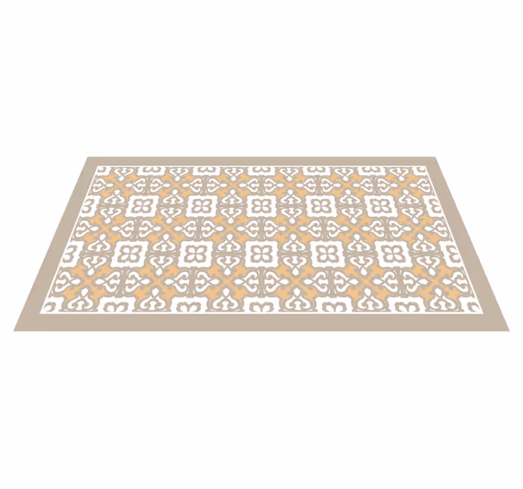 Tapete vinílico mosaico com acentos elegantes - TenStickers