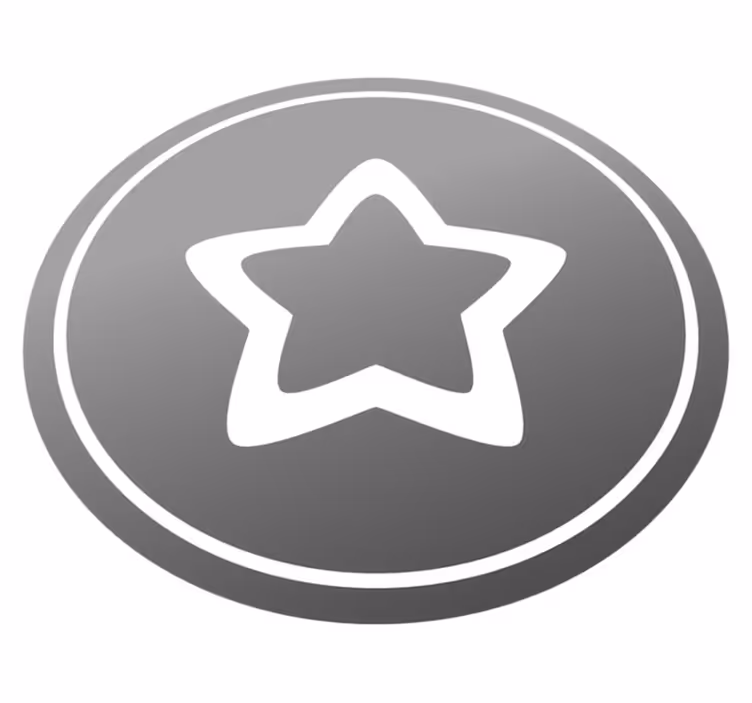 Tapete vinílico estrelas com padrão cinza estiloso - TenStickers