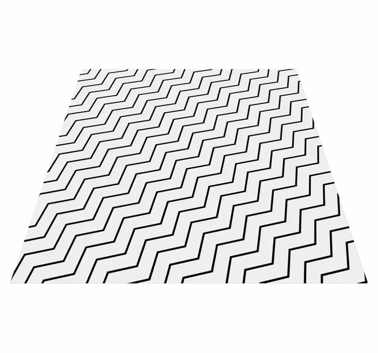 Tapete vinílico geométricas tendência zigzag - TenStickers