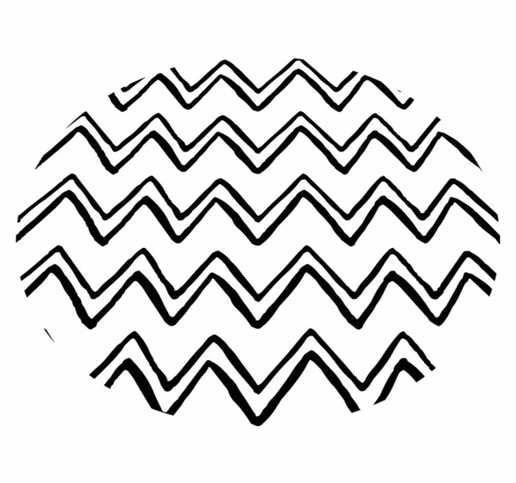 Tapete vinílico minimalista com padrão abstrato ondulado - TenStickers