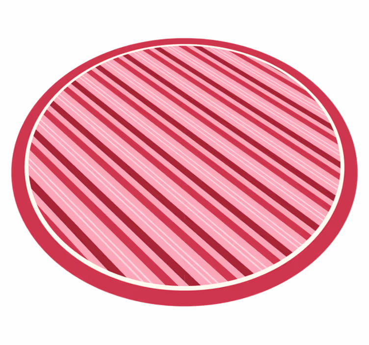 Tapete vinílico infantis elegância listrada rosa - TenStickers