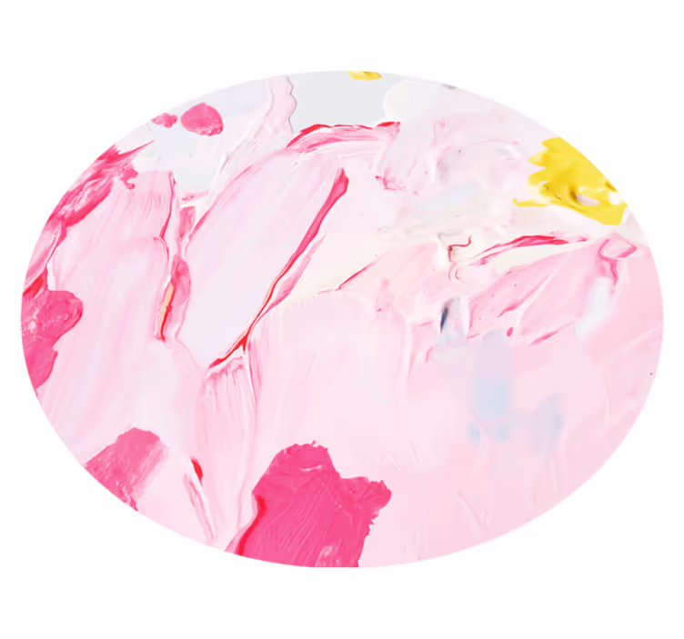 Tapete vinílico juvenil com espirais rosas abstratas - TenStickers