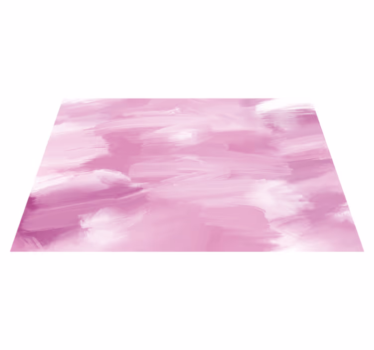 tapete em vinil retangular com pintura a óleo roxo pastel - TenStickers