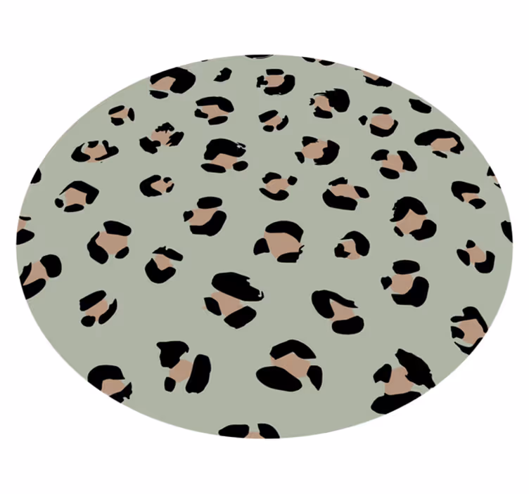 Tapete vinílico estampa de animal estética de leopardo - TenStickers