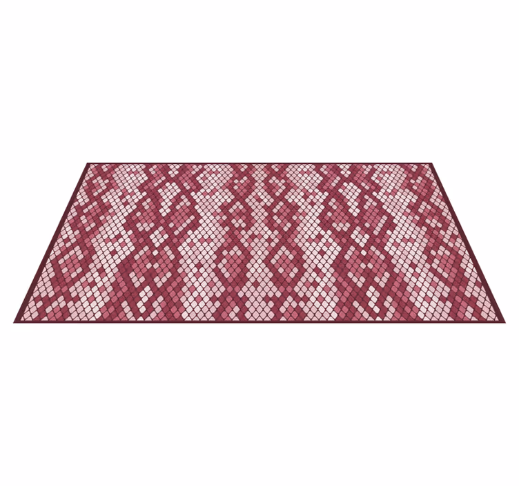 Tapete vinílico texturas padrão de mosaico de diamante - TenStickers