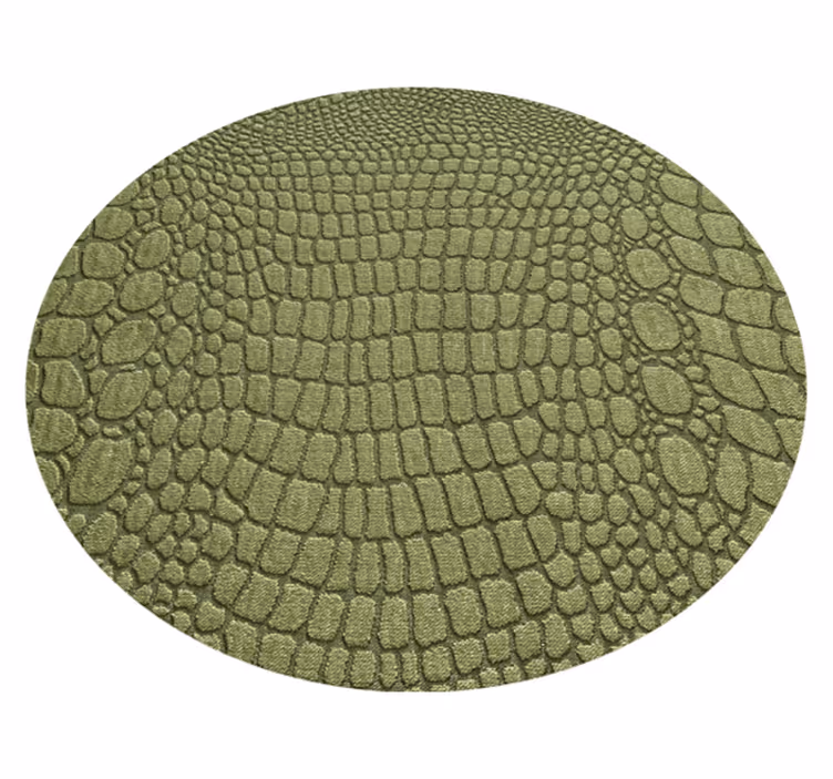 Tapete vinílico estampa de animal pele de crocodilo natural - TenStickers