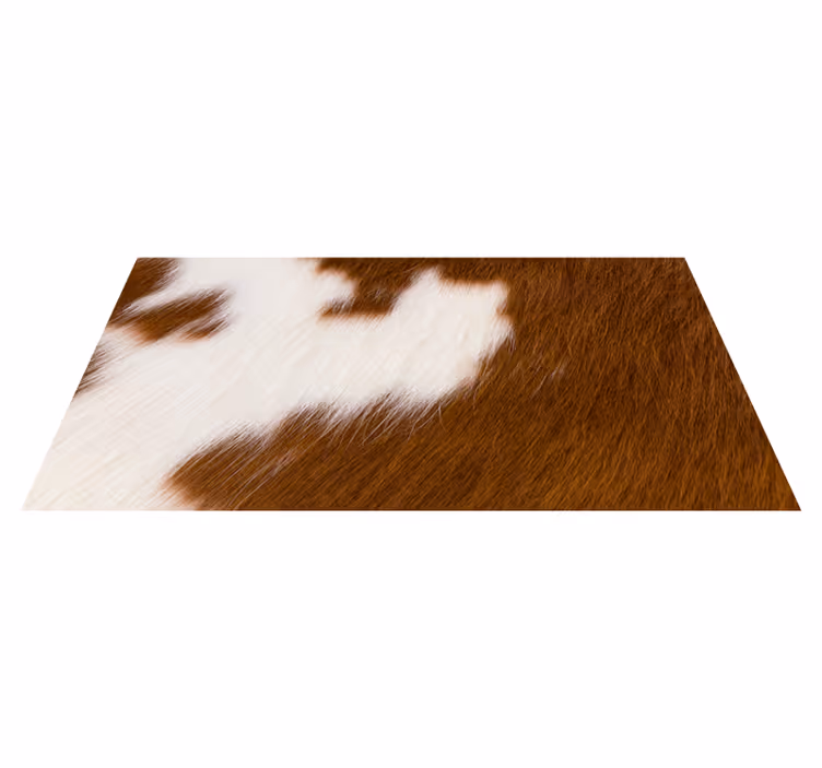Tapete vinílico estampa de animal ilustração de pele de vaca - TenStickers