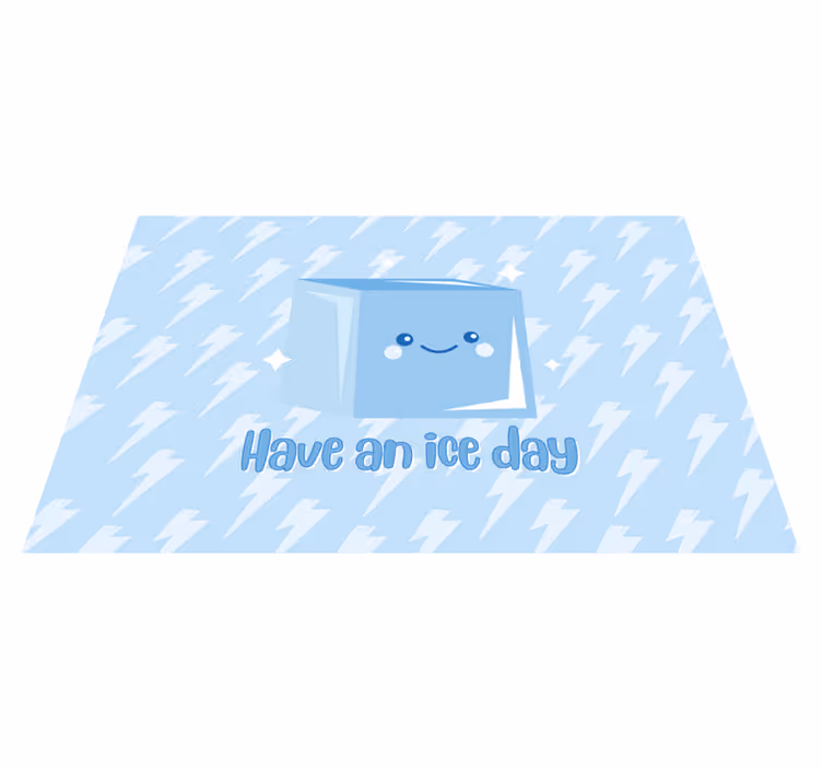 Tapete vinílico infantis tomar um sorvete - TenStickers