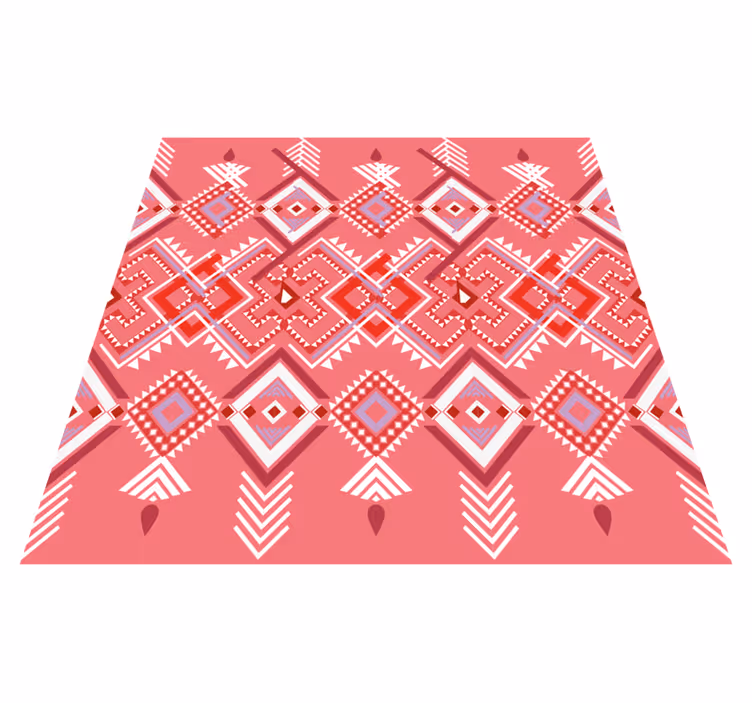Tapete vinílico etnicas mosaico de padrão tribal - TenStickers