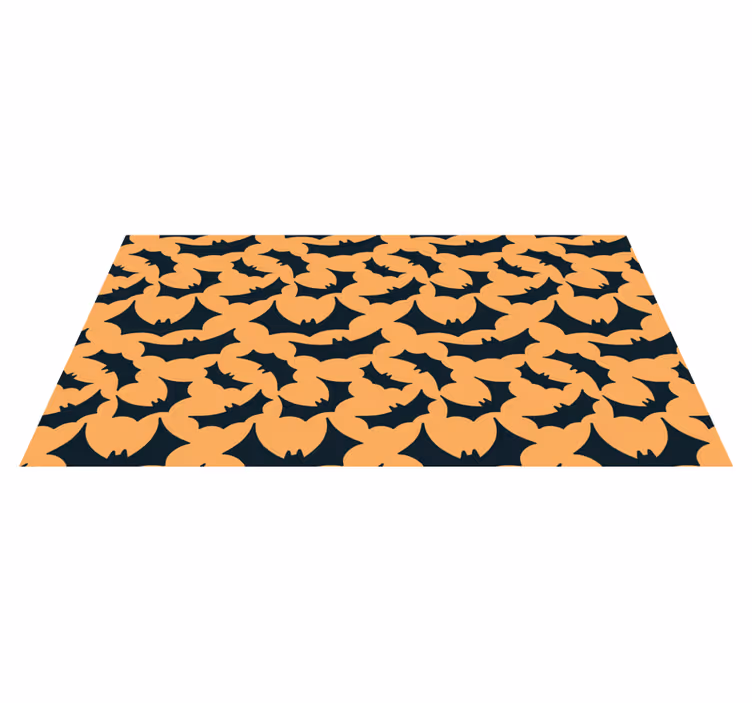 Tapete vinílico halloween estampa de morcego - TenStickers