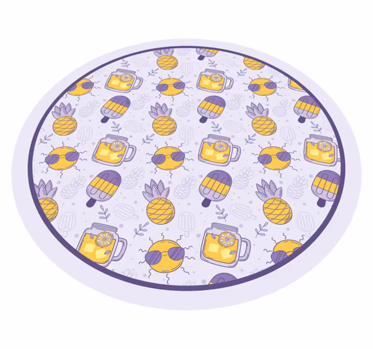 Tapete em vinil infantil diversão de verão tropical - TenStickers