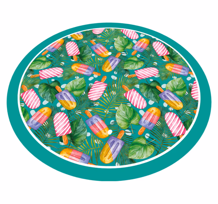 Tapete em vinil infantil sorvete de verão - TenStickers