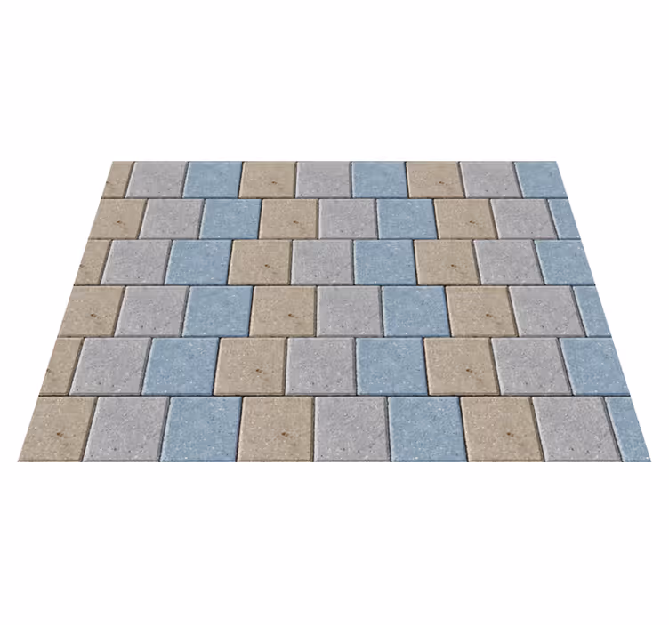 Tapete vinílico azulejos azulejos quadrados vibrantes - TenStickers