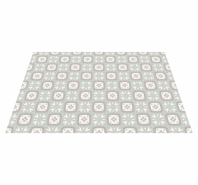Tapete vinílico mosaico arranjo de azulejos - TenStickers